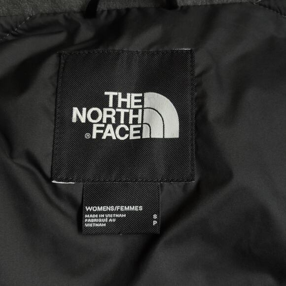 The North Face Down Jacket Women's Size Small Gray Puffer Quilted - Picture 6 of 7